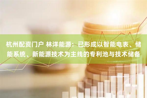 杭州配资门户 林洋能源：已形成以智能电表、储能系统、新能源技术为主线的专利池与技术储备
